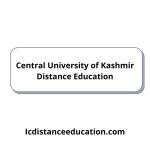 Central University of Kashmir Distance Education