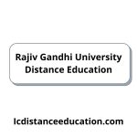 Rajiv Gandhi University Distance Education