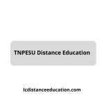 TNPESU Distance Education