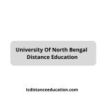 University Of North Bengal Distance Education