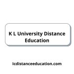 K L University Distance Education