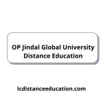 OP Jindal Global University Distance Education