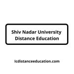 Shiv Nadar University Distance Education