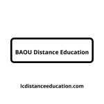 BAOU Distance Education