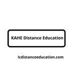 KAHE Distance Education