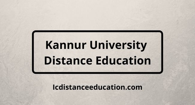 Kannur University Distance Education