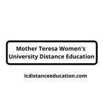 Mother Teresa Women's University Distance Education