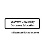 SCSVMV University Distance Education