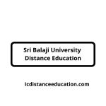 Sri Balaji University Distance Education